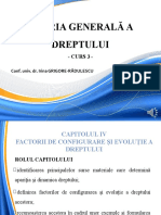 Curs 3-II - Factorii de Configurare Si Evolutie A Dreptului Dreptul Si Statul