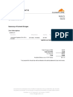 INVOICE# CFUSA5434710: Summary of Current Charges
