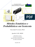 Asiis A. 2004. Métodos Estadísticos y Probabilísticos en Geotecnia