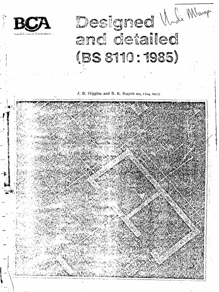 BS 8110 Concrete Design Guidelines | PDF | Civil Engineering | Real Estate