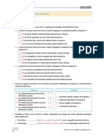 Fichas de Gramática sobre Flexão Verbal no Modo Indicativo