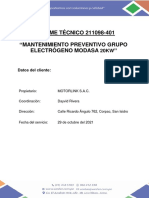 211098-401 Informe Técnico Motorlink - MP GE 14KW San Isidro