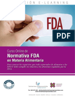 Normativa FDA Materia Alimentaria