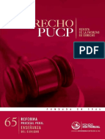 Derecho PUCP N 65 Criminal Justice Refor