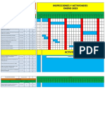 DIAGRA DE GANTT INSPECCIONES - ENERO