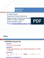 Lec-04 Fortran Data Types
