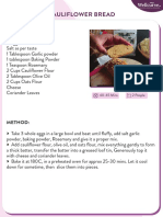 Cauliflower Bread Recipe - Low Carb Keto Bread