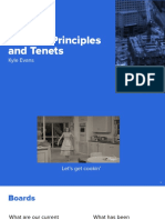 Product Principles and Tenets
