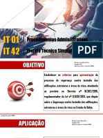 Procedimentos Administrativos IT 01 e 42 CBMBA Versao Atualizada 1