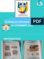 Evidencias Segundo Rojo 14 de Diciembre 2022