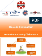 Rôle de L'éducateur