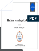 MachineLearningwithPython - Badge20220629 46 Ix78hw