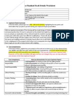 Capstone Finalized Draft Details Worksheet