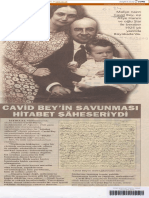 Cavid Bey'İn Savunmasi Hitabet Şaheseriydi: y ¿ y ,: . Yyy - Ycyc Yyy Cyp Aj