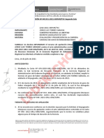 Licencia sin goce declarada infundada