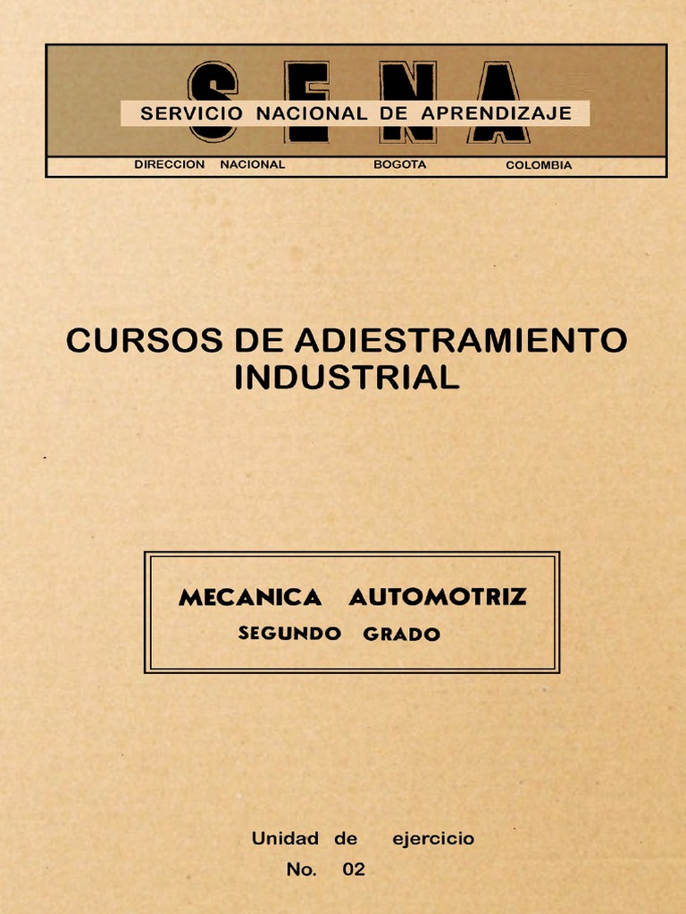 Mecanica Automotriz Segundo Grado 2 Pdf Pistón Máquinas