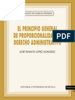 El Principio General de Proporc - Lopez Gonzalez, Jose Ignacio