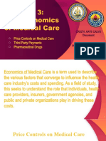 Unit 3 (The Economics and Medical Care)