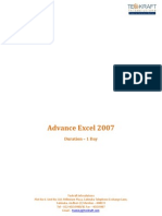 Advance Excel 2007-D1