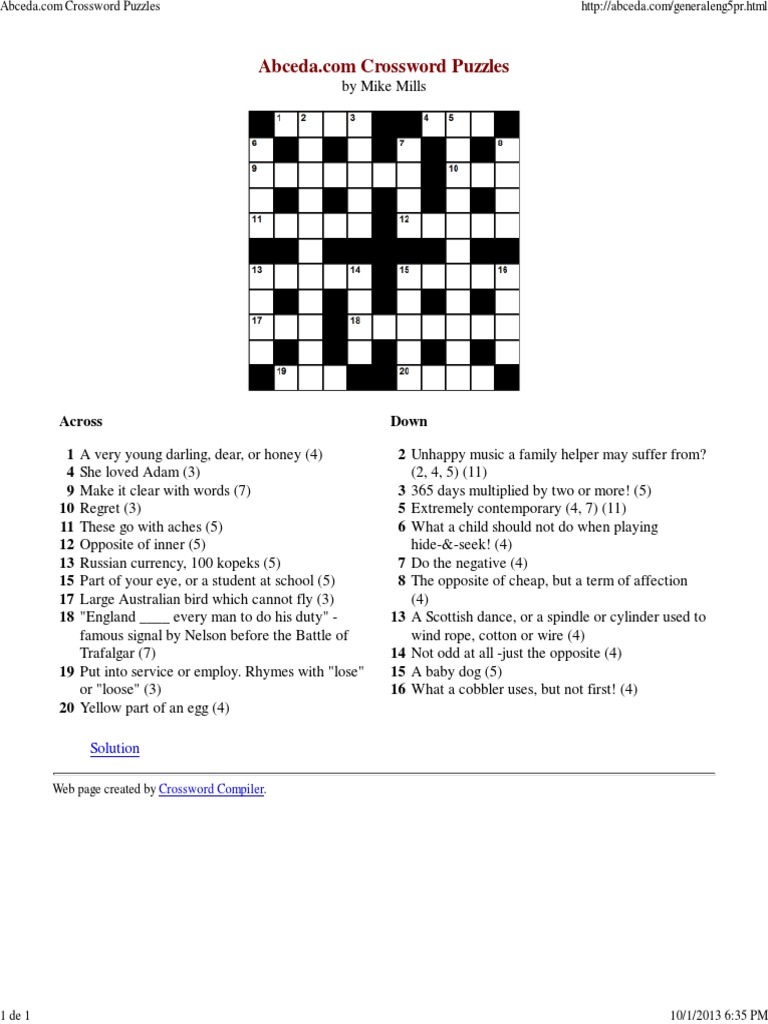 Crossword 13 PDF