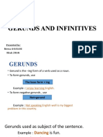 Gerunds and Infinitives