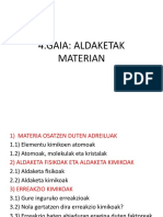 Aldaketak Materian (Euskaraz)