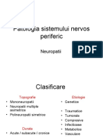 Neuropatii - clasificare, etiologie, simptome