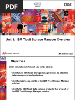 Unit 1: IBM Tivoli Storage Manager Overview