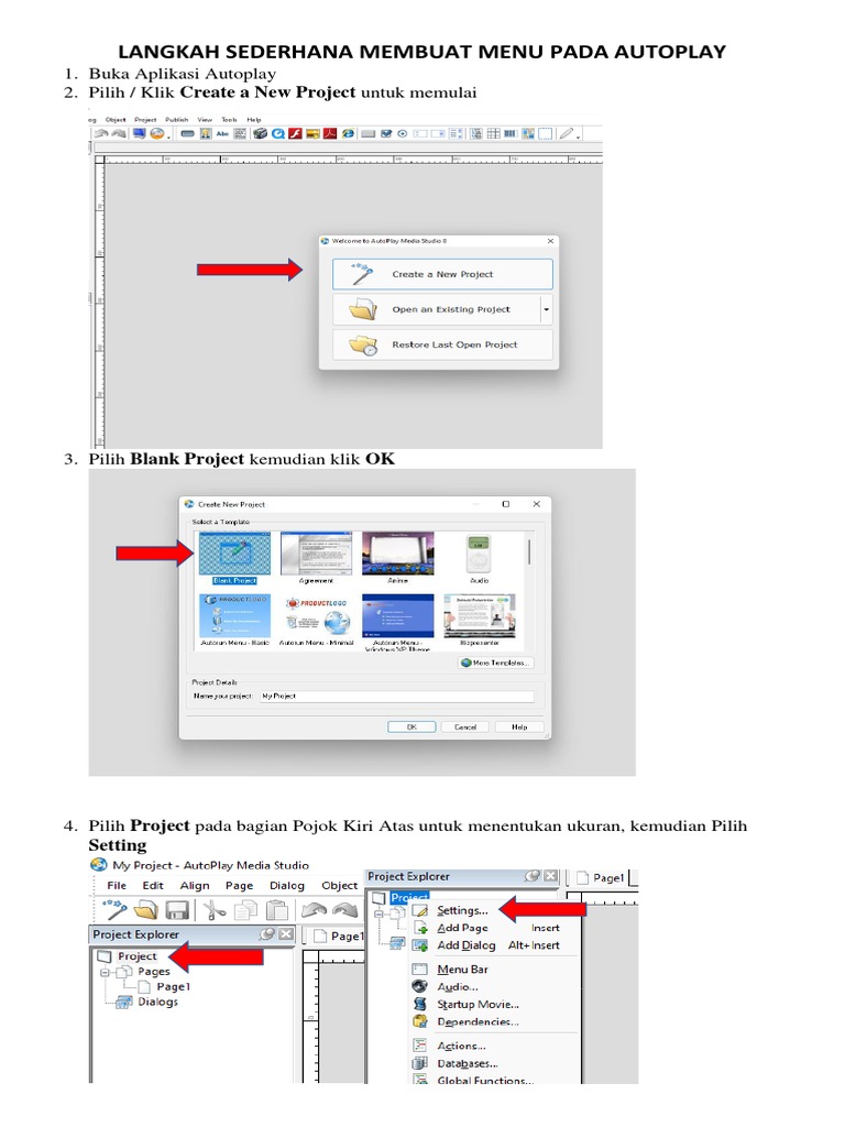 Membuat Menu di Autoplay PDF | PDF | Bisnis