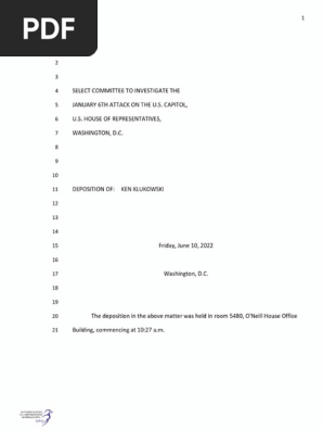 Ken Klukowski June 10 Transcript