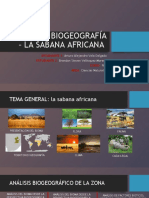 Exposicion Biogeografia - La Sabana Africana