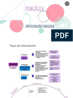 Intervención Pedagógica