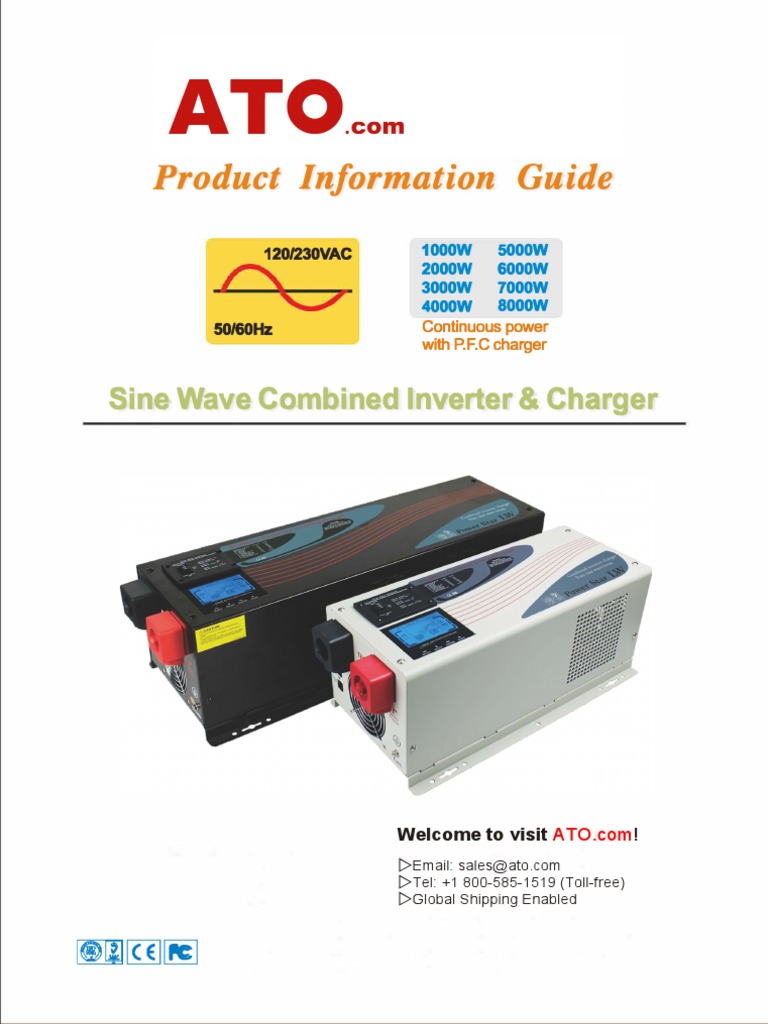 LW Series PDF Battery Charger Power Inverter