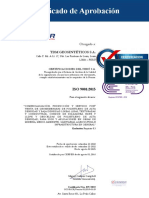 Certificado N 029 2022 Iso 9001 TDM