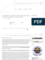 A Privatização Da Água Nega o Direito Humano de Ter Acesso A Ela. Entrevista Especial Com Riccardo Petrella