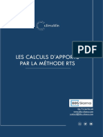 Apports - Calcul Par La Methode Rts 2005-2009-2013
