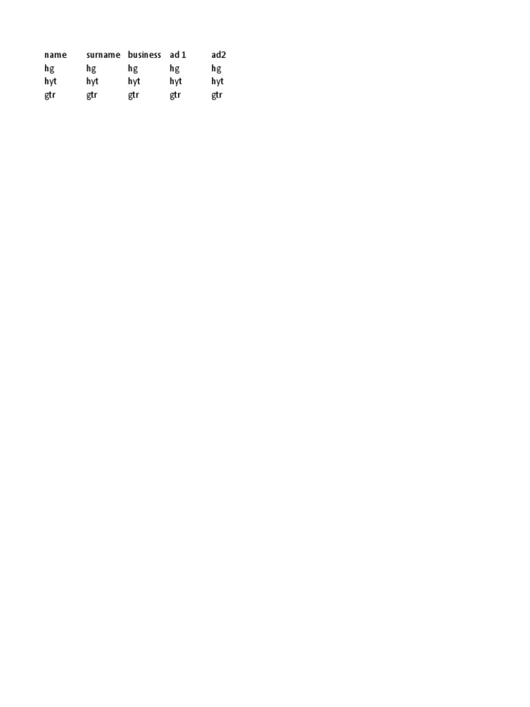 Mail Merge Excel Practice | PDF