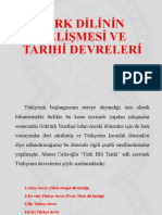 Türkçenin Tarihsel Gelişimi