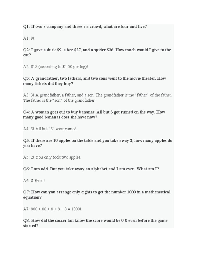 Math Iq Pdf Mathematics