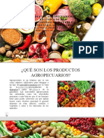 Productos Agropecuarios y Recursos de La Biodiversidad de Interés en La Industria Alimentaria