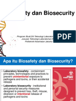 Biosafety Biosecurity and GLP