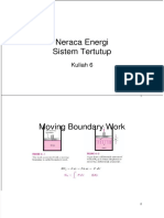 Neraca Energi Sistem Tertutup