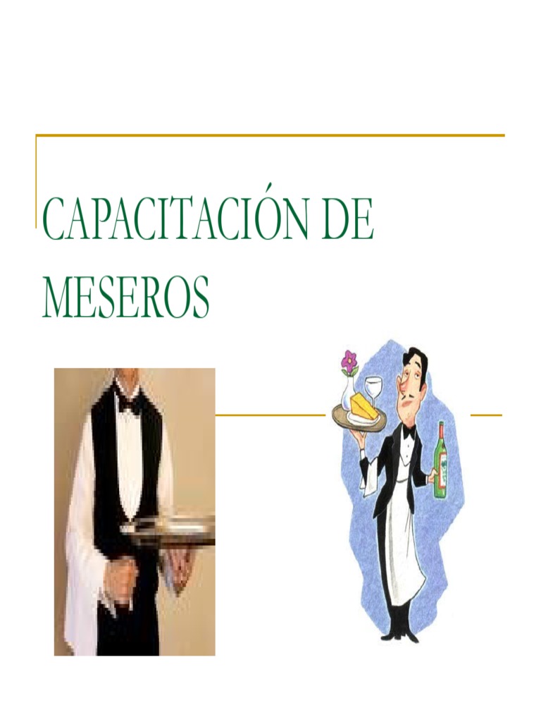 Capacitación Esencial para Meseros | PDF