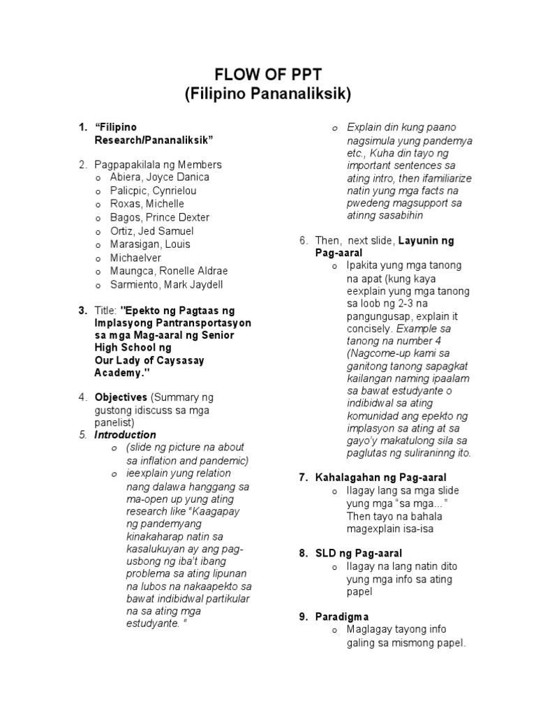 Flow of | PDF