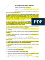 Exercícios de Fixação para A Prova Trimestral Com Gabarito