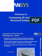 Comparing 2D and 3D Structural Analysis: Workshop 4.2