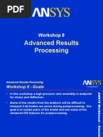 Advanced Results Processing: Workshop 8