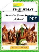 Khutbah Akbar Dua Misi Utama Manusia Di Dunia