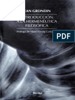 Copia de GRONDIN, Jean - Introducción A La Hermenéutica Filosófica (1999)