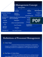 Definitions of Personnel Management